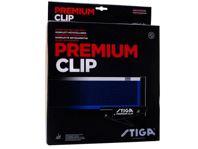 STIGA Soporte y Red Premium Clip ITTF