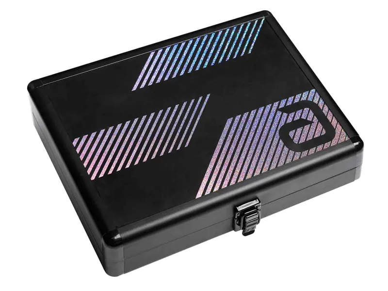 ANDRO Maletin Aluminio Doble Negro