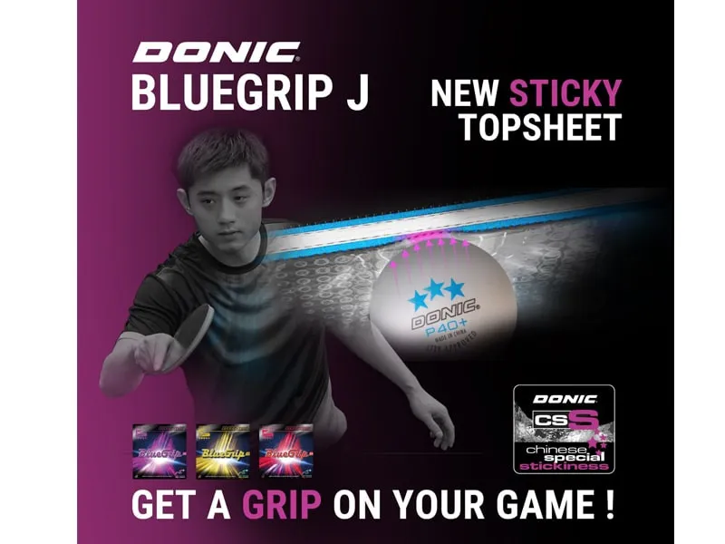 DONIC BlueGrip J Series by Zhang Jike