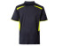 ANDRO Polo Lanton negro-amarillo2