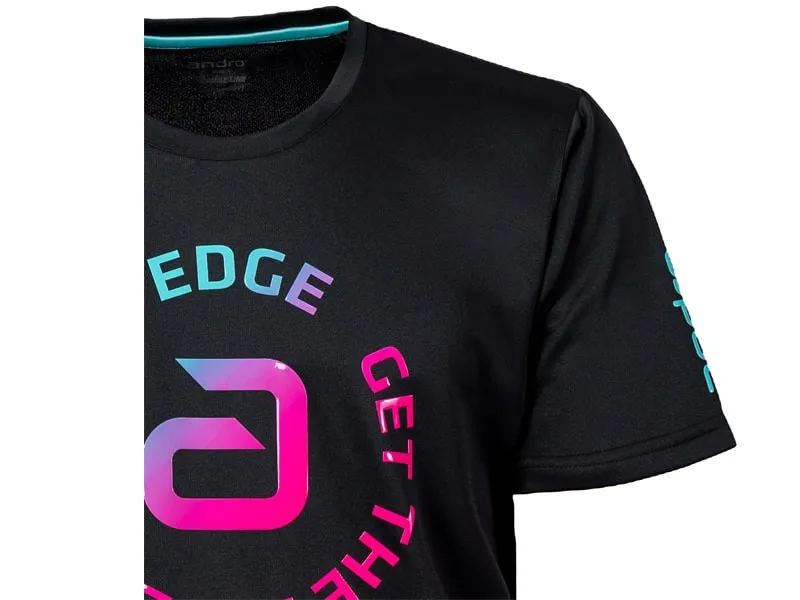 ANDRO Camiseta Panji Negra/Fucsia4
