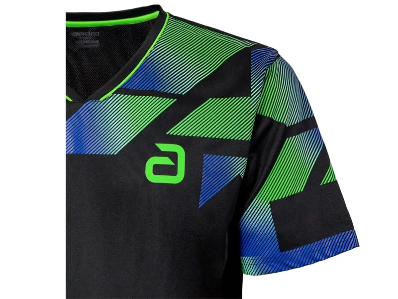 ANDRO Polo Benzon black/green
