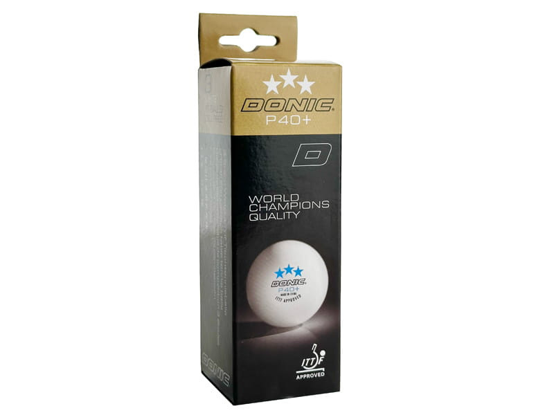 Balle DONIC P40+ *** Pack 3u.