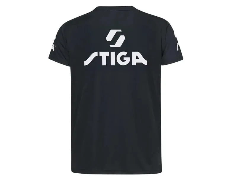 STIGA Camiseta Player Negra espalda