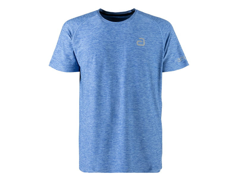 ANDRO Camiseta Melange Azul Laguna