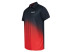 DONIC Polo NUVON Negro-Rojo 2