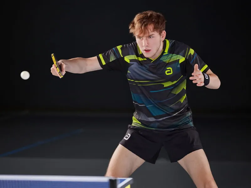 ANDRO Shirt SANGAI Black/Yellow