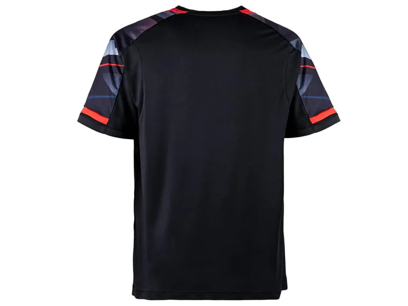 ANDRO Polo SANGAI Negro-Rojo 2