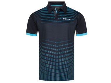 DONIC Polo KAVA Negro-Azul