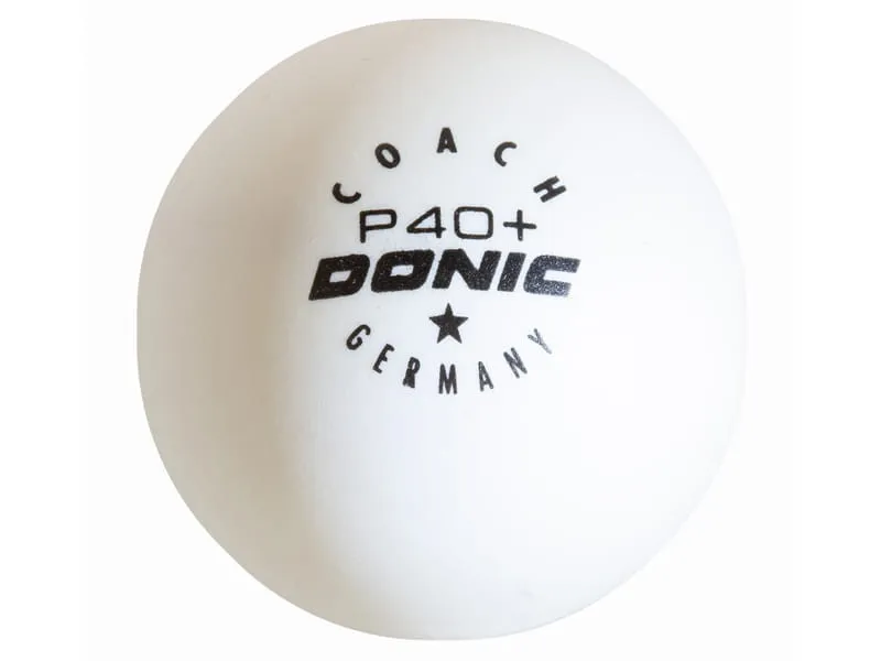 Pilotes DONIC P40+ Coach * Pack 120u.