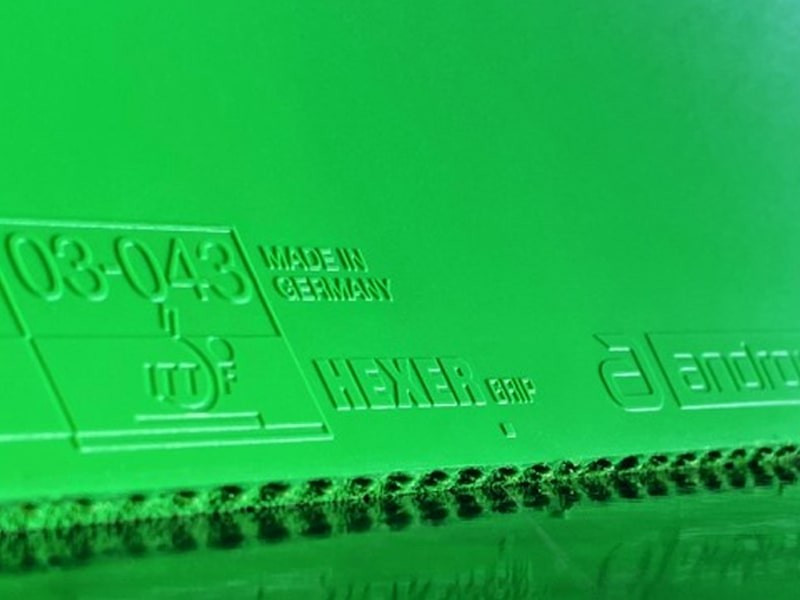 Goma ANDRO Hexer Grip Verde