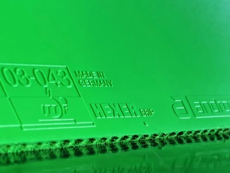 Goma ANDRO Hexer Grip Verde