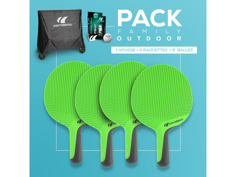 CORNILLEAU Family Pack Outdoor de tenis de mesa