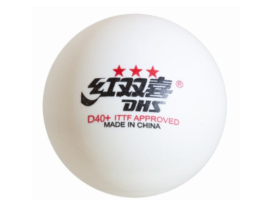 Pelotas-de-tenis-de-mesa-DHS-3-estrellas-DUAL-ABS ITTF color blanco
