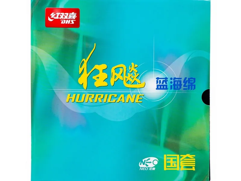 DHS NEO Hurricane 3 National Blue Sponge Mid-Hard
