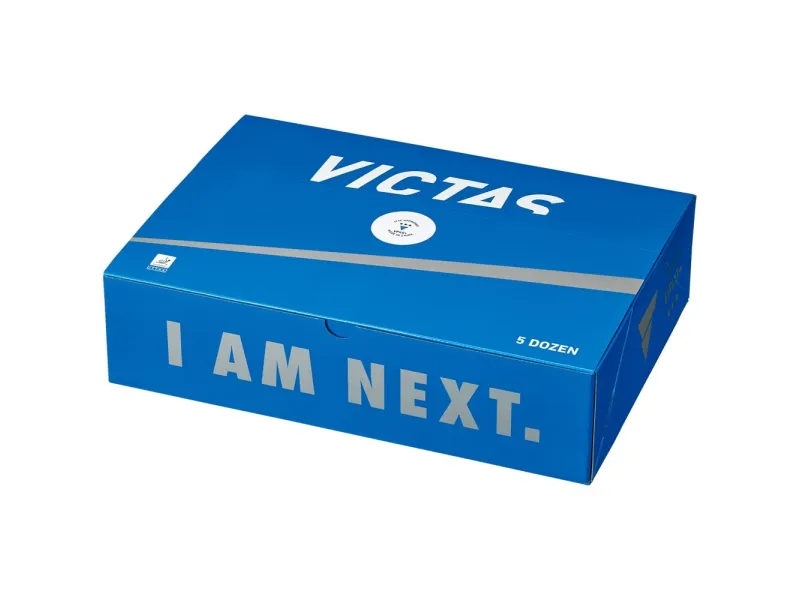 Balls VICTAS VP40+ *** Pack 12u. White