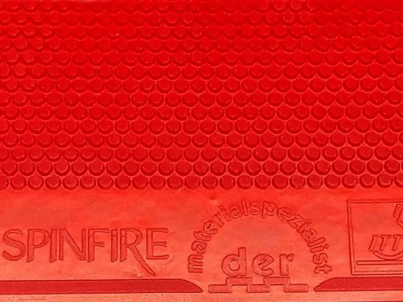 Goma de picos cortos color rojo Der-materialspezialist SPINFIRE