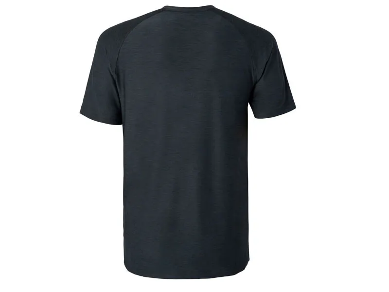 ANDRO Camiseta Melange Negra