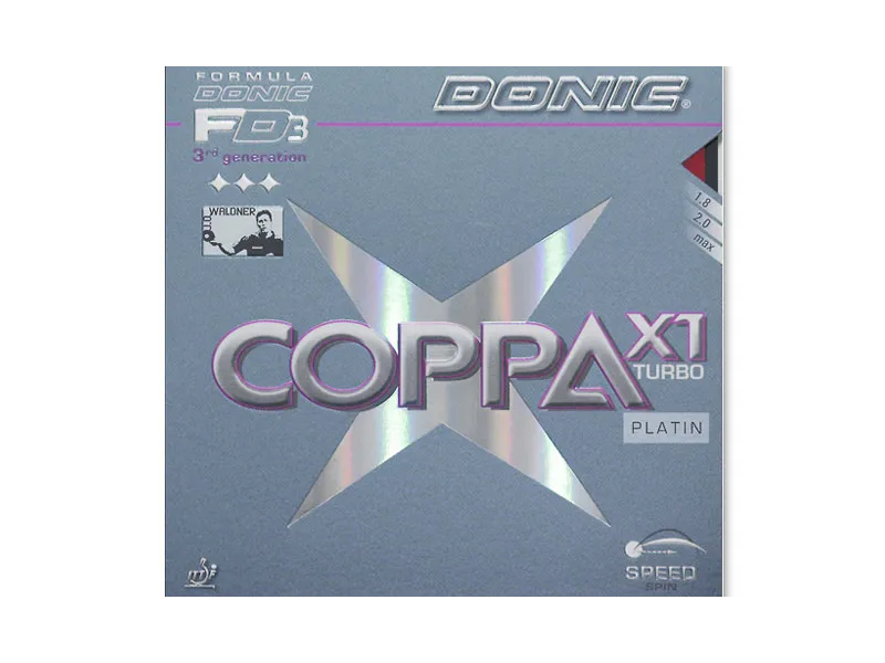 DONIC Coppa X1 Turbo Platin 2.0 R