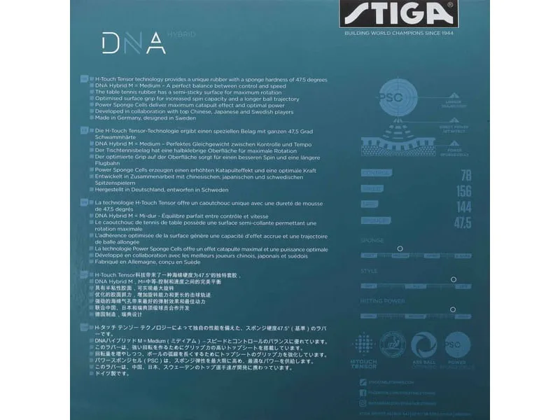 Goma STIGA DNA Hybrid M