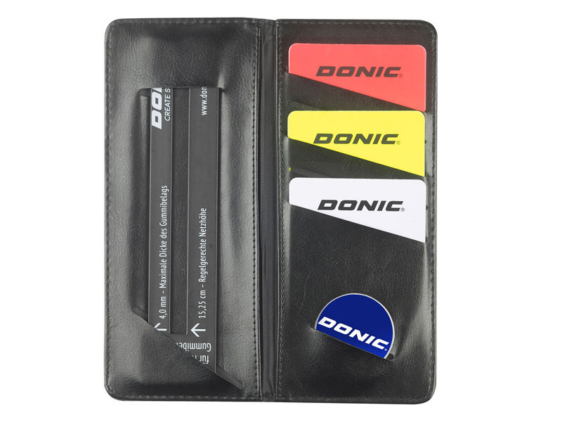 DONIC Umpire set in leather case