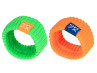 XIOM Pack 2 Muñequeras  XWB Lima/Naranja