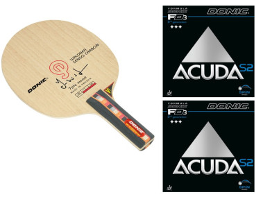 DONIC Pack Waldner Senso Carbon con gomas Acuda S2