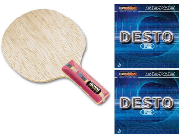 DONIC Pack Waldner Dicon con gomas Desto F2