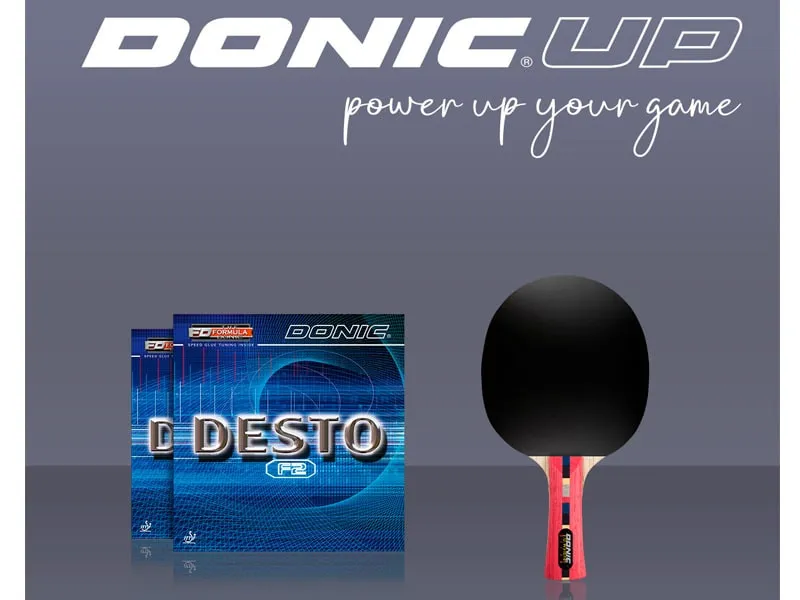 DONIC UP - Pack Waldner Dicon con gomas Desto F2