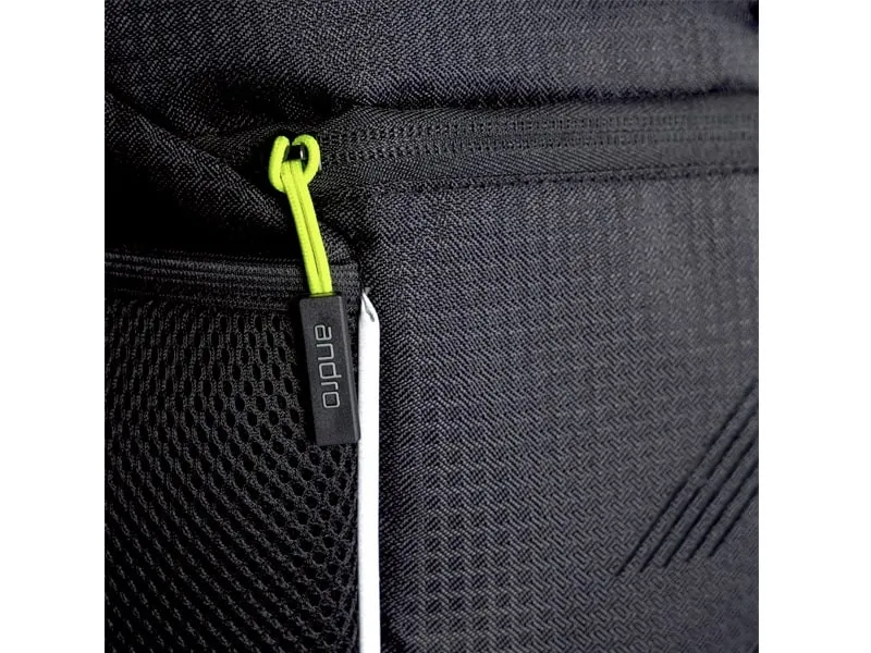 ANDRO Mochila MORIVA Negro-Amarillo6