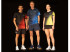 DONIC Polo Dona FLAME Negre/Groc